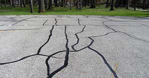 Superior Surfacing Systems, Crack-filling, open paving joints, pavement distress